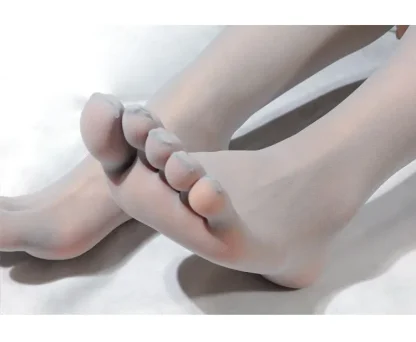 Seamless Transparent Toe Socks - Image 4