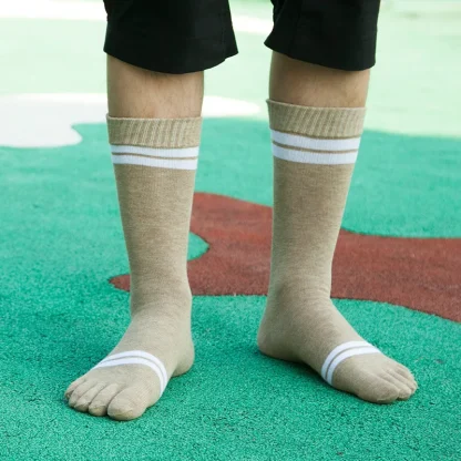 Striped Large Toe Socks - Image 2