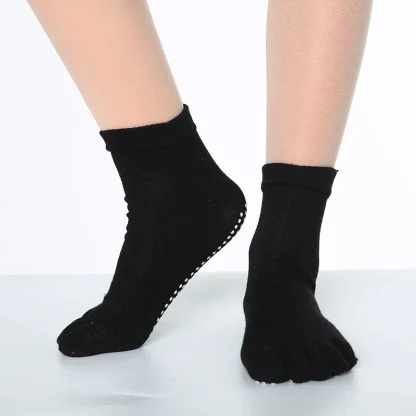 Candy-colored Anti-slip Toe Socks - Image 3