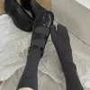 Split Solid Mid Calf Toe Socks - Image 5