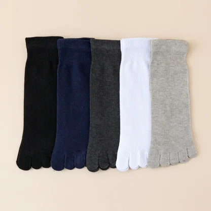 Soft Comfy Plain Toe Socks - Image 4