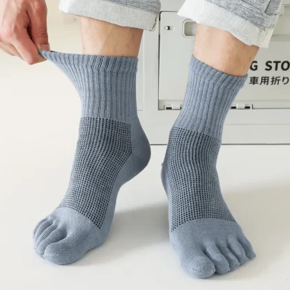Soft Ankle Solid Toe Socks - Image 4