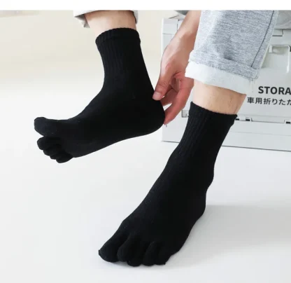 Soft Ankle Solid Toe Socks - Image 5