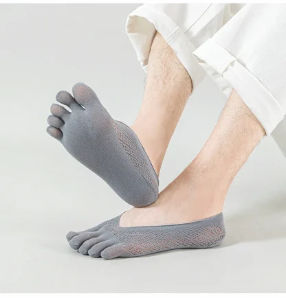 Ultra-thin No Show Toe Socks - Image 2