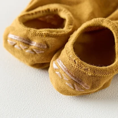 Breathable Plain Color Toe Socks - Image 4
