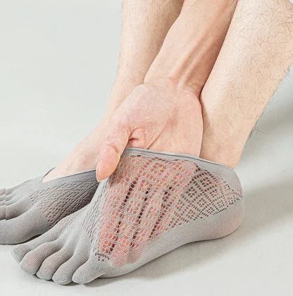 Ultra-thin No Show Toe Socks - Image 5