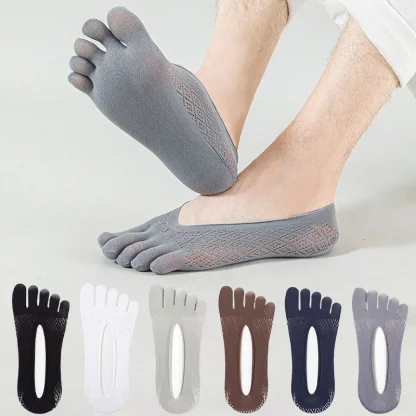 Ultra-thin No Show Toe Socks - Image 6