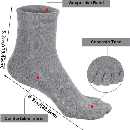 Five Finger Breathable Toe Socks - Image 7