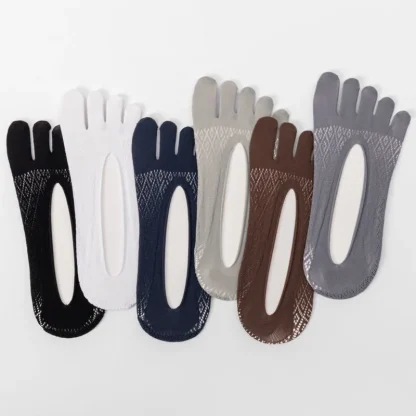Ultra-thin No Show Toe Socks - Image 7